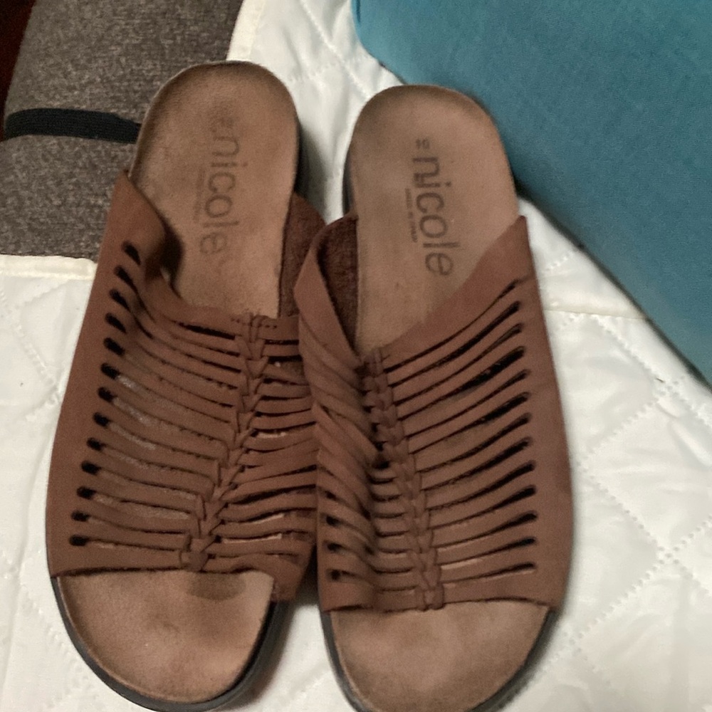 Nicole slip on sandals